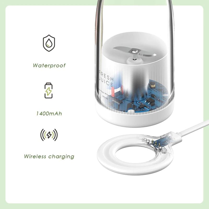 USB Rechargeable Portable Mini Blender 350ML